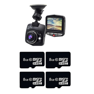 1x [Dash Cam] 4x [8gb SD Card Bundle]